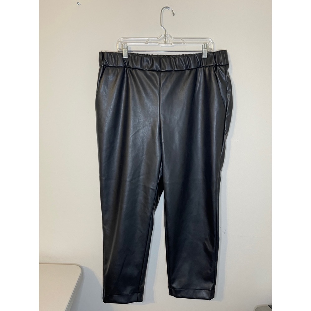 A New Day Women’s High-Rise Faux Leather Pull-On Pants